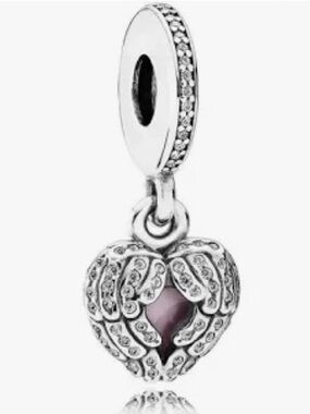 Pandora Angel Wings Sterling Silver Locket Charm